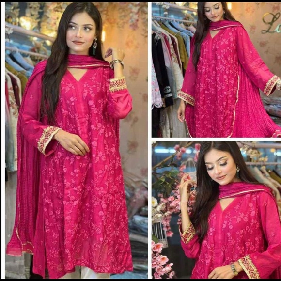 Agha noor pure chiffoon. - Picture 2 of 6